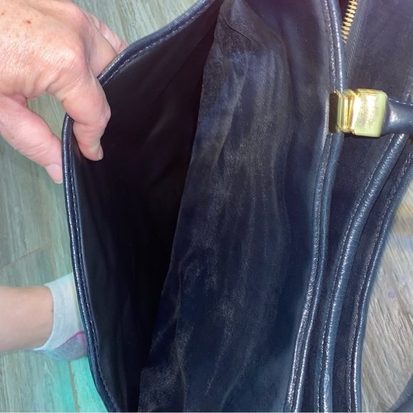 Vintage Dark Blue Briefcase - Picture 10 of 16